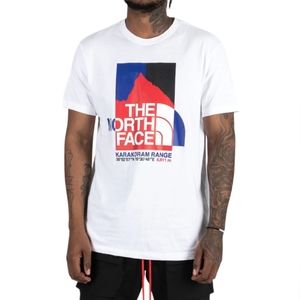 The North Face Men's Karakoram Red Graphic T-Shirt Size XL NWT
